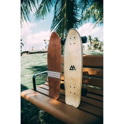 Magneto Boards 27.5" Mini Cruiser Skateboard Bamboo 6 Magneto Boards 27.5" Mini Cruiser Skateboard Bamboo - Image 6