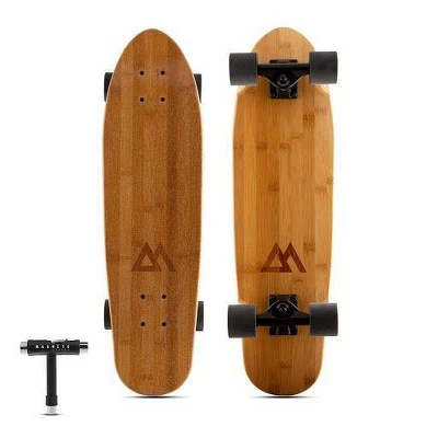 Magneto Boards 27.5" Mini Cruiser Skateboard Bamboo 10 Magneto Boards 27.5" Mini Cruiser Skateboard Bamboo - Image 10