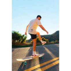 Magneto Boards 44" Kicktail Cruiser Skateboard Black