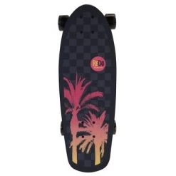 ReDo Skateboard Co. ReDo Skateboard Shorty Cruiser Palm Checkers Skateboard