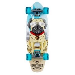 Kryptonics 27" Pug Life Cruiser Board - Blue
