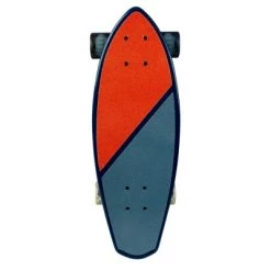 Kryptonics 23" Mini Fat Arrowheads Cruiser Skateboard - Orange