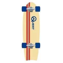 Quest Boards 32" Cruiser Skateboard - Light Yellow