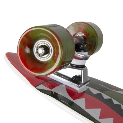 Kryptonics 23" Mini Fat Tiger Swirl Cruiser Skateboard 4 Kryptonics 23" Mini Fat Tiger Swirl Cruiser Skateboard - Image 4