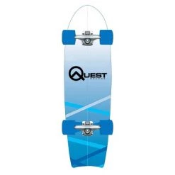Quest Boards 32" Cruiser Skateboard - Light Blue