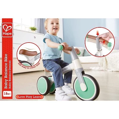 Hape First Time Balance Lightweight Free Riding Tricycle with Magnesium Frame and Adjustable Seat for Toddlers Ages 18 Months and Up, Vespa Green 4 Hape First Time Balance Lightweight Free Riding Tricycle with Magnesium Frame and Adjustable Seat for Toddlers Ages 18 Months and Up, Vespa Green - Image 4