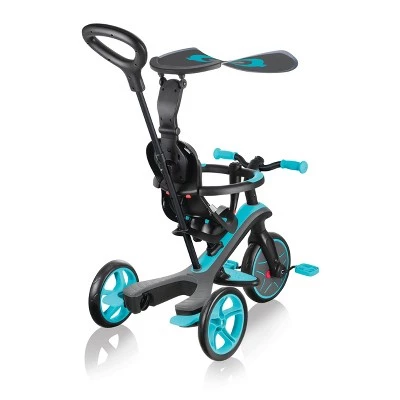 Globber 4 in 1 Explorer Trike - Teal Blue 1 Globber 4 in 1 Explorer Trike - Teal Blue