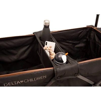 Delta Children Hercules Stroller Wagon - Black 8 Delta Children Hercules Stroller Wagon - Black - Image 8