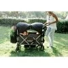 Larktale Caravan Stroller Wagon Chassis with Canopies - Byron Black