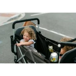 Larktale Caravan Stroller Wagon Chassis with Canopies - Byron Black -Riding Toys, Scooters & Hoverboards shop unnamed file 6734