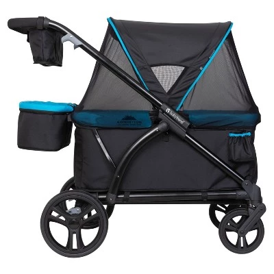 Baby Trend Expedition 2 in 1 Push or Pull Stroller Wagon Plus with Canopy, Choose Between Car Seat Adapter or Built In Seating for 2 Children, Blue 13 Baby Trend Expedition 2 in 1 Push or Pull Stroller Wagon Plus with Canopy, Choose Between Car Seat Adapter or Built In Seating for 2 Children, Blue - Image 13