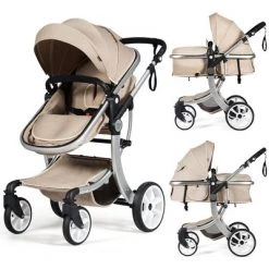 Costway Babyjoy 2-in-1 Baby Stroller High Landscape Infant Stroller w/ Reversible Seat -Riding Toys, Scooters & Hoverboards shop unnamed file 6806
