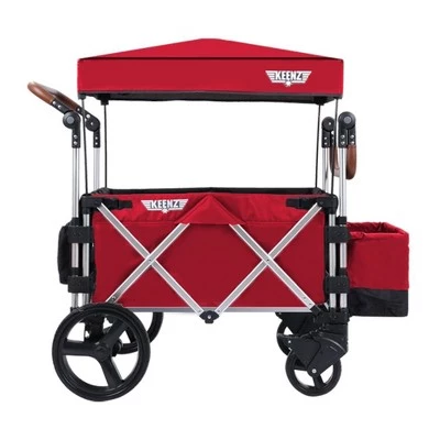 Keenz 7S Push Pull 2-Child Baby Collapsible Folding Wheeled Stroller Wagon with Protective Canopy Cover, Cupholder, and Cooler for Toddlers 8 Keenz 7S Push Pull 2-Child Baby Collapsible Folding Wheeled Stroller Wagon with Protective Canopy Cover, Cupholder, and Cooler for Toddlers - Image 8