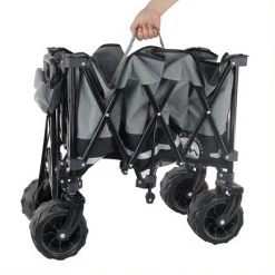 Maxwell Outdoors Nature's Journey Collapsible Folding Outdoor Utility Cart Camping Wagon with Large Storage Volume & More Silence Wheels, Black/Grey -Riding Toys, Scooters & Hoverboards shop unnamed file 6941