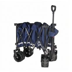 Maxwell Outdoors Nature's Journey Collapsible Folding Outdoor Utility Cart Camping Wagon with Large Storage Volume & More Silence Wheels, Black/Blue -Riding Toys, Scooters & Hoverboards shop unnamed file 6945