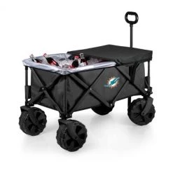 NFL Miami Dolphins All Terrain Portable Utility Wagon