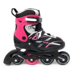 Chicago Skates Adjustable Kids' Inline Skates - Black/Pink