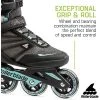 Rollerblade 07958700821-7 Zetrablade Women's Adult Fitness Inline Skate Size 7, Black and Light Blue