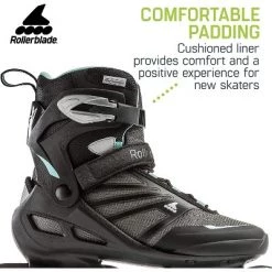 Rollerblade 07958700821-6 Zetrablade Women's Adult Fitness Inline Skate Size 6, Black and Light Blue -Riding Toys, Scooters & Hoverboards shop unnamed file 791