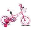 Joystar Petal Kids Toddler Pedal Bike Bicycle with Training Wheels, Rubber Air Tires, and Coaster Brakes, for Ages 2 to 4