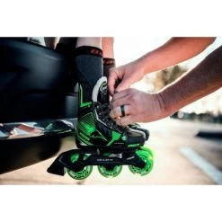 BAUER Hockey Mission Lil Ripper Adjustable In-Line Skate - Black (11-1) -Riding Toys, Scooters & Hoverboards shop unnamed file 831