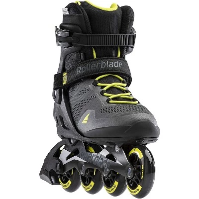 Rollerblade USA 071006001A1-11 Macroblade 80 Men's Adult Fitness Adjustable Outdoor Recreation Inline Skate with Power Strap, Size 11, Lime 1 Rollerblade USA 071006001A1-11 Macroblade 80 Men's Adult Fitness Adjustable Outdoor Recreation Inline Skate with Power Strap, Size 11, Lime