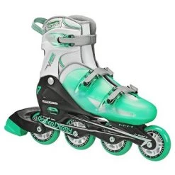 Roller Derby Kids' V-Tech 500 Adjustable Inline Skates - (6-9) Mint/green/white -Riding Toys, Scooters & Hoverboards shop unnamed file 905