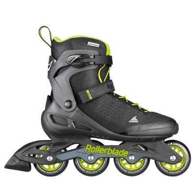 Rollerblade Men's Zetrablade Elite Performance Adjustable Secure Fit Inline Skates, Black & Lime Green 3 Rollerblade Men's Zetrablade Elite Performance Adjustable Secure Fit Inline Skates, Black & Lime Green - Image 3