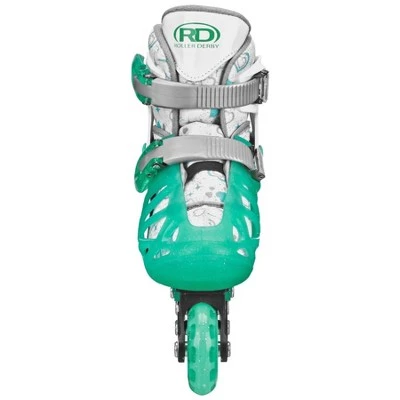 Roller Derby Tracer Adjustable Kids' Inline Skate - Green 4 Roller Derby Tracer Adjustable Kids' Inline Skate - Green - Image 4