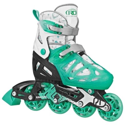 Roller Derby Tracer Adjustable Kids' Inline Skate - Green 5 Roller Derby Tracer Adjustable Kids' Inline Skate - Green - Image 5
