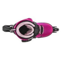 Rollerblade USA Microblade Girls Adjustable Fitness Inline Skate, Medium, Pink